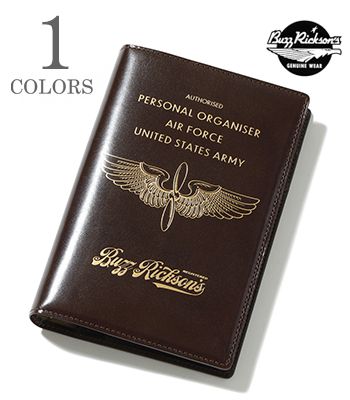 BUZZ RICKSON\u0027S バズリクソンズ ステアハイド|ウエストポイントユニフォームツイル|万覚え帳『LEATHER PERSONAL ORGANISER』【アメカジ・ミリタリー】BR02817