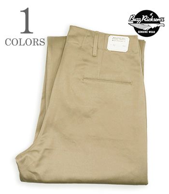 BUZZRICKSON’S バズリクソンズ ミリタリーチノ|綿織物・酉の方角尖んがり『EARLY MILITARY CHINOS 1942 MODEL』【アメカジ・ミリタリー】M43036(Other pants)(std-chino-buzz)