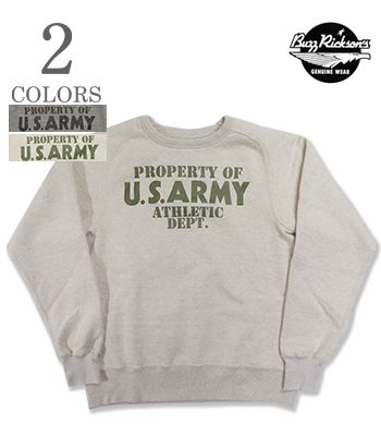 BUZZ RICKSON\u0027S バズリクソンズ 丸胴|フリーダムスリーブスウェット『U.S. ARMY ATHLETIC DEPT. FREEDOM SLEEVE SWEAT』【アメカジ・ミリタリー】BR69506