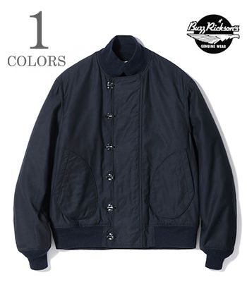 BUZZ RICKSON'S バズリクソンズ レーヨンコットン|デッキジャケット『Type DECK HOOK RAYON COTTON VERSION NAVY DEPARTMENT』【ミリタリー・フライト】BR15762
