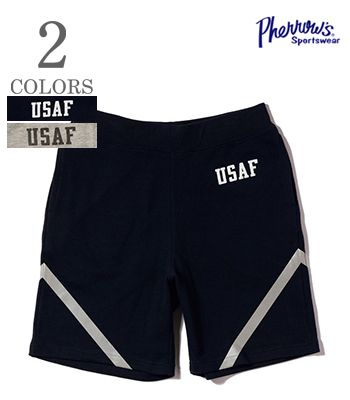 PHERROW\u0027S フェサクラ色 リフレクター|汗水|遊撃手ズボン下『USAF REFLECTOR SWEAT SHORT PANTS』【アメカジ・ミリタリー】25S-PUSS1