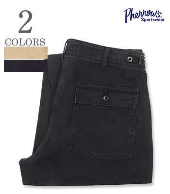 PHERROW\u0027S フェサクラ色 杉綾模様|ありがた味|ベイカーパンツ『UTILITY BAKER PANTS』【アメカジ・ミリタリー】26S-PUP-H