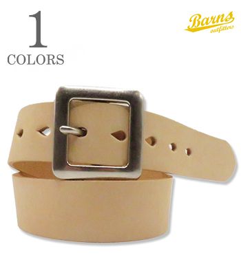 BARNS ジョージバーンズ 姫路なめし革|ヌメ革|7大広間|ギャリソンベルト『HIMEJI LEATHER GARRISON BELT』【アメカジ・胴締め】LE-4345
