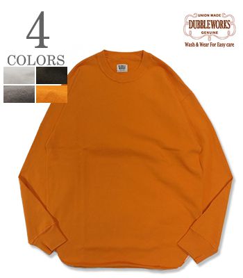 DUBBLEWORKS ダブルワークス 長袖|STAND WHEELER|ヘビーウエイト|ベースボール『HEAVY WEIGHT LONG SLEEVE TEE』【アメカジ・カレッジ】58106