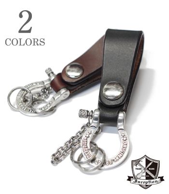 【楽天市場】INCEPTION インセプション ブラス製|真鍮|キーリング|サドルレザー『UKサドル シャックルホルダー』【アメカジ・キー ...