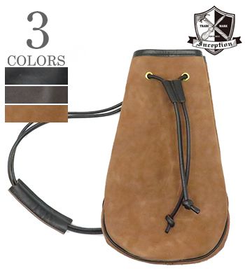 INCEPTION インセプション ホースハイド|ショルダー|ポーチ『HORSE HIDE LEATHER POUCH』【アメカジ・バッグ】IPHSB-13(Bag)(std)