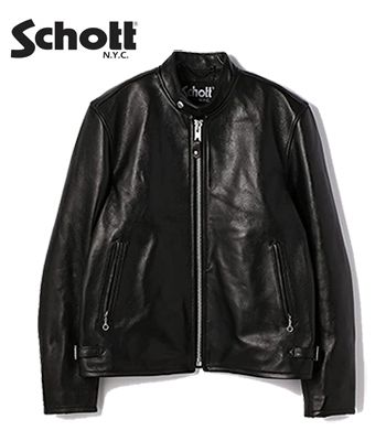 楽天市場】ショット SCHOTT 141 シングルライダース ブラウン