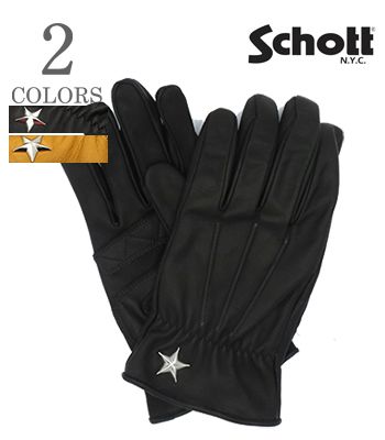 楽天市場】ショット Schott ZIP LEATHER GLOVE ジップ レザー グローブ