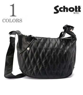 Schott 打つこと キルティングパッド産業|牛皮|バナナの木御徒面子『PADDED BANANA BAG』【アメカジ・御徒面子】782-3976005
