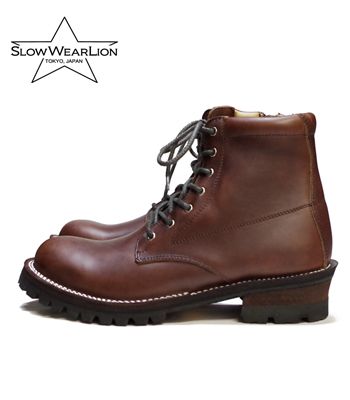 SLOW WEAR LION MID スローウエアライオン PLAIN LEATHER ダブル