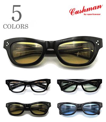 CUSHMAN クッシュマン Made インチ Japan|福井県鯖江|お手てお手伝いさん|Glasses『BLACK FRAME WELLINGTON』【アメカジ・メガネ】29030(Glasses)