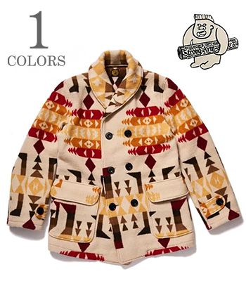John Gluckow ジョングラッコー WAREHOUSE ウールジャガード|マッキーノコート『Blanket Pattern Mackinaw』【アメカジ・ワーク】JG-44