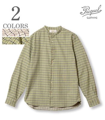 楽天市場】PREQUEL プリクエル HOMAGE 1907|長袖|スタンドカラーシャツ