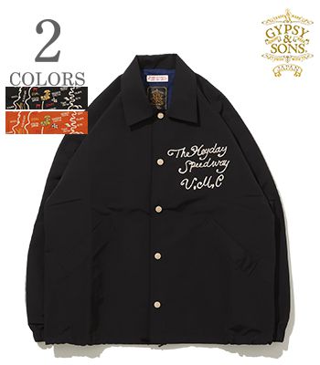 GYPSY＆SONS ジプシーアンドサンズ ロクヨンクロス|コーチジャケット『HEY DAY 60/40 COACH JACKET』【アメカジ・モーターサイクル】GS2449912 楽天市場】GYPSY＆SONS ジプシーアンドサンズ ロクヨンクロス|コーチ