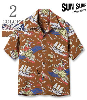 楽天市場】SUNSURF サンサーフ アロハシャツ COTTON × LINEN