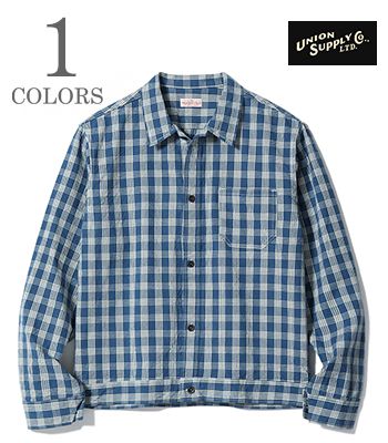 UNION SUPPLY ユニオンサプライ パラカチェック|シャツブラウス『PALAKA CHECK SHIRT BLOUSE』【アメカジ・ワーク】US15901