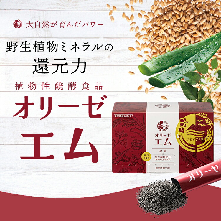 楽天市場】【オリーゼ公式】植物性醗酵食品水素400 (3g×60包入) 酵素