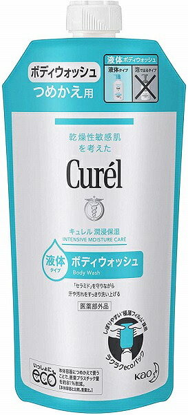 楽天市場】キュレル Curel ボディウォッシュ つめかえ用 340ml 花王：オリエントストア