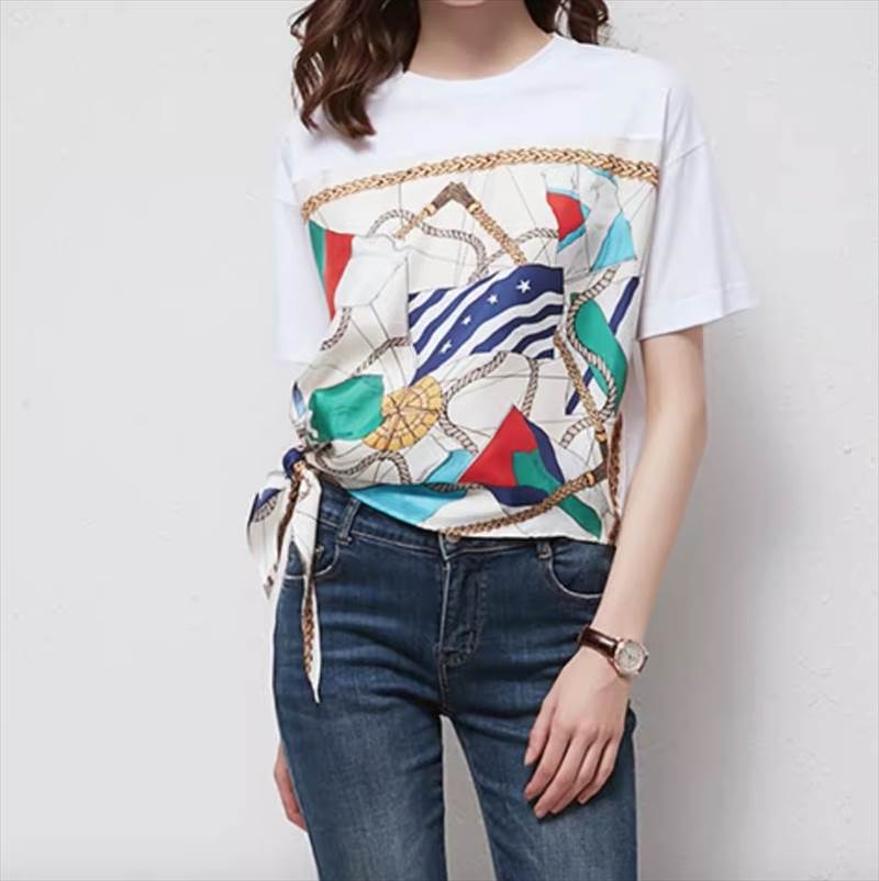 大き目ルーズシャツ プリントシャツ ざっくりTシャツ  春先ストリートシャツ 大人ファッション 大人コーデ 大人カジュアル 大人韓国コーデ 楽天市場】大き目ルーズシャツ プリントシャツ ざっくりTシャツ