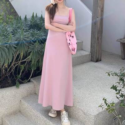 レディース ワンピース キャミソールワンピース ロング 袖なし ノースリーブ フレア Aライン フェミニン かわいい 大人可愛い きれいめ シンプル カジュアル 上品 おしゃれ こなれ感 ラフ リゾート 海 プール 抜け感 無地 送料無料 個性的 ワンピース 春 韓国 オルチャン｜ORIENTAL WIND
