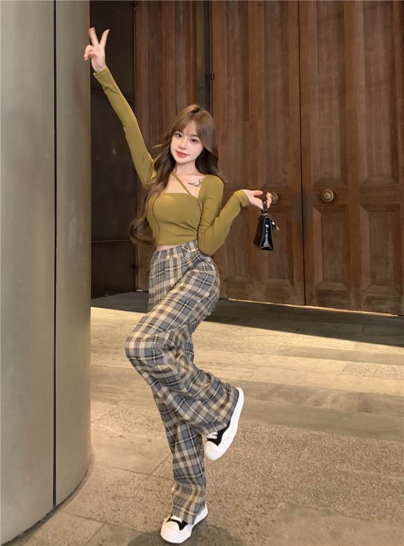 3点セット セットアップ キャミソール カーディガン ワイドパンツ トップス ボトムス パンツ ストレートパンツ ショート丈 ロング丈 ノースリーブ 長袖 襟なし スリム ワイド ハイウエスト 前開き 伸縮性 上下セット スリーピース かわいい 大人可愛い カジュアル