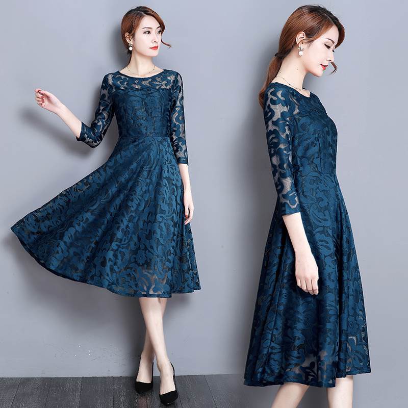 楽天市場】レースワンピース ワンピース フレアワンピース ワンピ