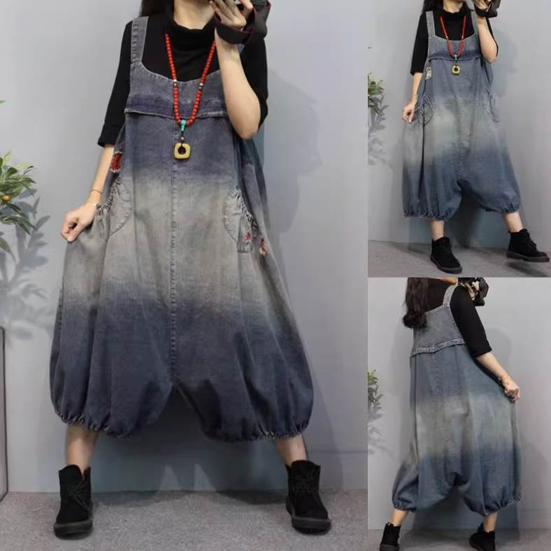 デニムサロペット パンツ サロペット ロング ロング丈 袖なし ノースリーブ スクエアネック デニム かわいい 大人可愛い きれいめ シンプル カジュアル 大人 上品 おしゃれ お洒落 大人可愛い 大人女子 こなれ感 ラブリー キュート ガーリー 個性的 モダン 主役級
