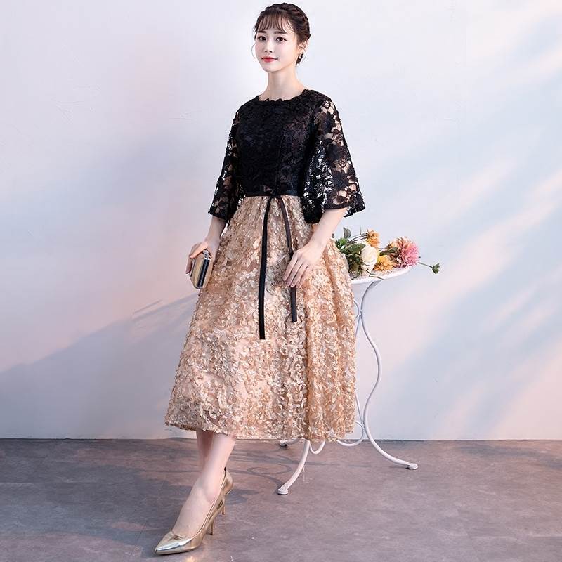 切り替えワンピース ワンピース ストレートパンツ フレアワンピース ワンピドレス ミモレ ミモレ丈 袖あり 7分袖 七分袖 ラウンドネック フレア 切り替えデザイン レース 切り替えデザイン ハイウエスト 透け感 シースルー かわいい 大人可愛い きれいめ シンプル