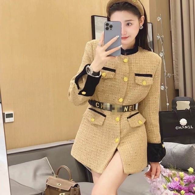 レディース コート アウター 膝上 ショート丈 ストレート Iライン ツイード 大人可愛い おしゃれ かっこいい キュート 学生風 ロマンティック チェック 秋 冬 クリスマス バレンタイン ママ OL 学生 デート お出かけ リゾート 旅行 レストラン 公園 女子会 休日