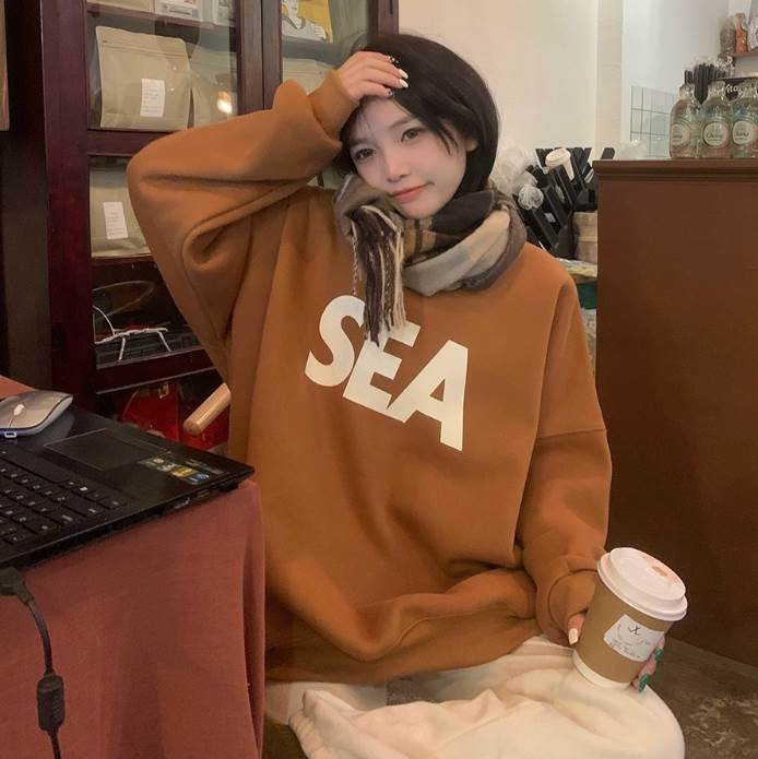 トップス トレーナー プルオーバー ミディアム丈 長袖 ラウンドネック かわいい 大人可愛い きれいめ シンプル カジュアル 上品 おしゃれ かっこいい 大人女子 こなれ感 個性的 主役級 存在感 メンズライク ボーイッシュ ナチュラル ベーシック 秋 冬 レディース 女性用|ORIENTAL WIND