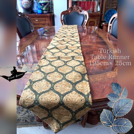 トルコ土産/トルコ雑貨/インテリア/アジアン/ファブリック/キリム/トルコ/イスタンブール/トルコ絨毯/アラジン/誕生日プレゼント/クリスマスプレゼント/オスマン帝国外伝/テーブルライナー/テーブルランナー41(長さ195cm幅25cm)画像