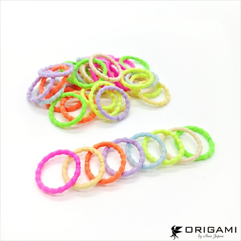 ヘアゴム リングゴム プードル 細 5000本 カラー 10色展開