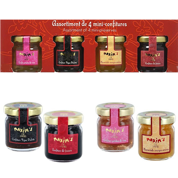 Origin Gourmet Mini Jam Set France Strawberry Strawberry Fig Rose