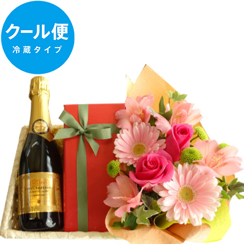 値引きする フランス プレゼント シャンパン お酒 プレゼント 花 バレンタイン お祝いギフトに最適なお花とシャンパンの豪華セット 生花 赤 カーネーション バラ フランス バスケット アレンジメント フラワー 生花 Smssvg Org