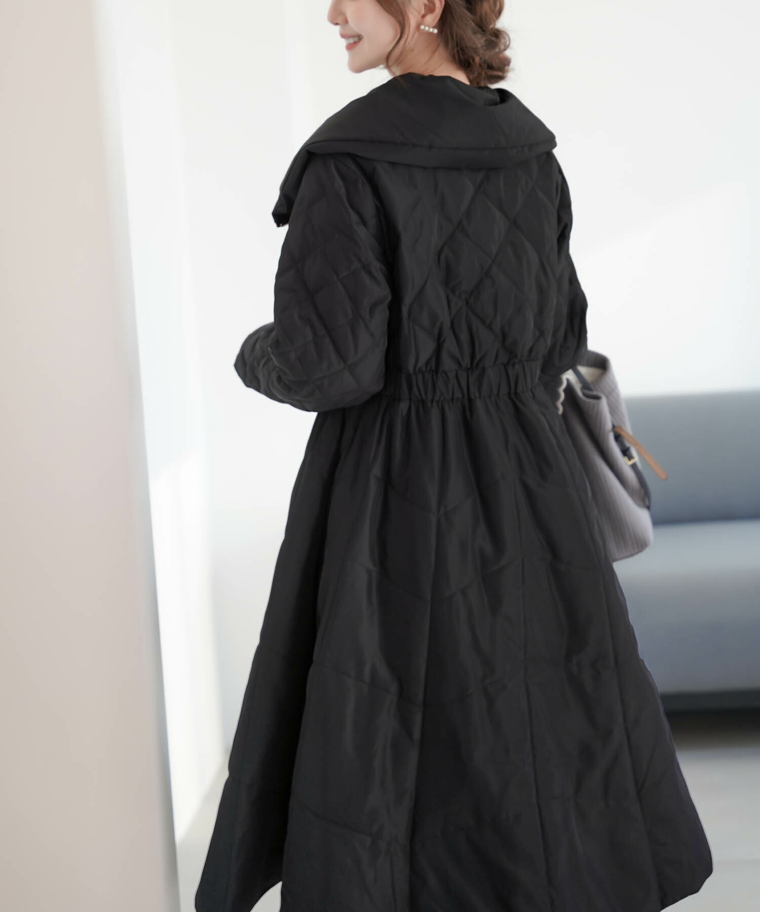 ダウンコート 2023 モデル レディース ロング きれいめ コート 可愛い