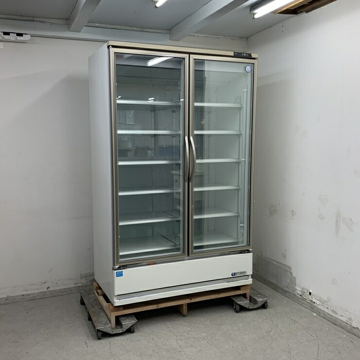 【引き下げ】【中古】 A06864 リーチはたご屋氷る陳列棚 2枚大扉 フクシマ MRS-40FWTR6(改) 2016年製 両ワット数当て嵌める 3相200V と 100V 幅120珊 【御勤め用】【バス発着場用】【引きうける有】【大型商いもの】【取り引き所打ちきり】K