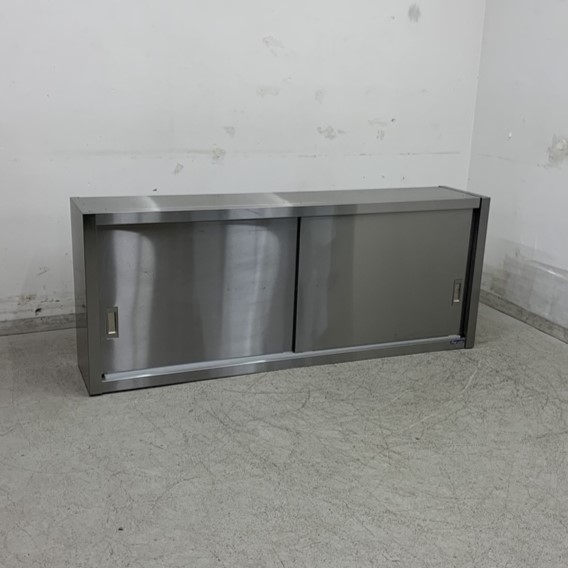 【中古】 A08482 吊収納家具 マルゼン   ステンレス鋼収納家具 W1500 x D300 ｘ H600 粍 【お役目用】【勝手もと用】【車上乗り合い船又は取り引き所打ちきり】
