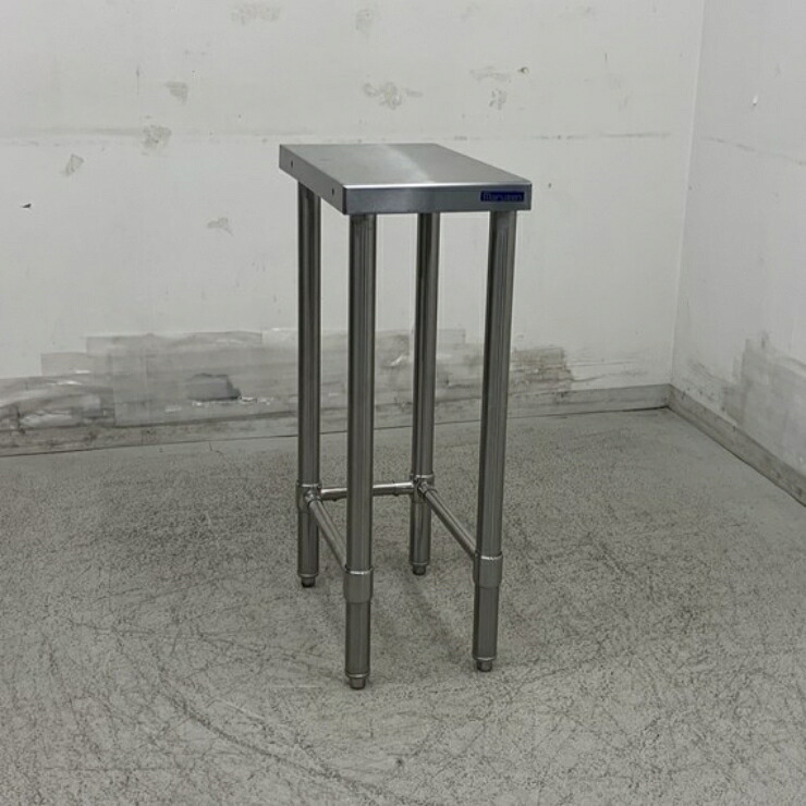 【中古】 A08704 作業台 スキマ台 3方枠 マルゼン ステンレス 作業テーブル W270 x D450 ｘ H770 mm　【業務用】【厨房用】