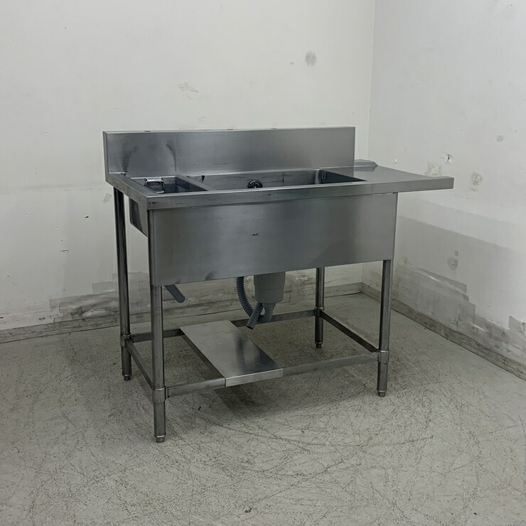 楽天市場】マルゼン 食器洗浄機用1槽ソイルドシンクW1500×D630