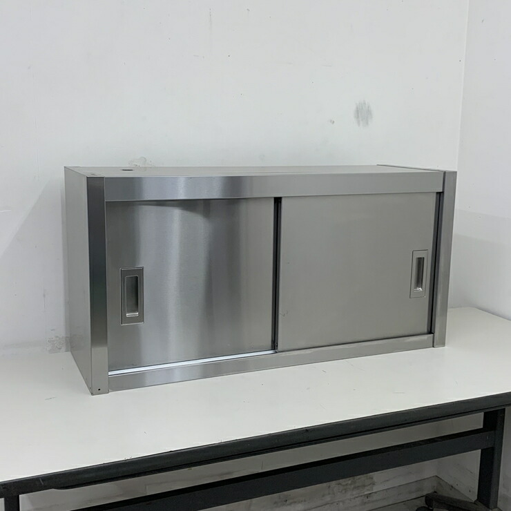 ステンレス 吊り戸棚 食器棚 業務用 W120×D35×H60cm N0195 ステンレス 吊り戸棚 食器棚 業務用 W120×D35×H60cm N0195