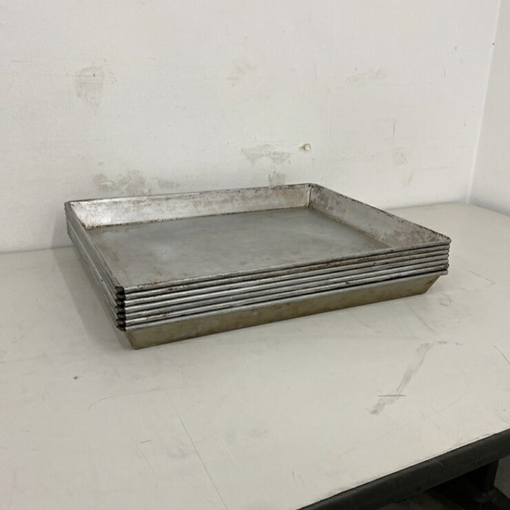 楽天市場】【中古】【4枚セット】業務用 18-8 ステンレス トレー 天板