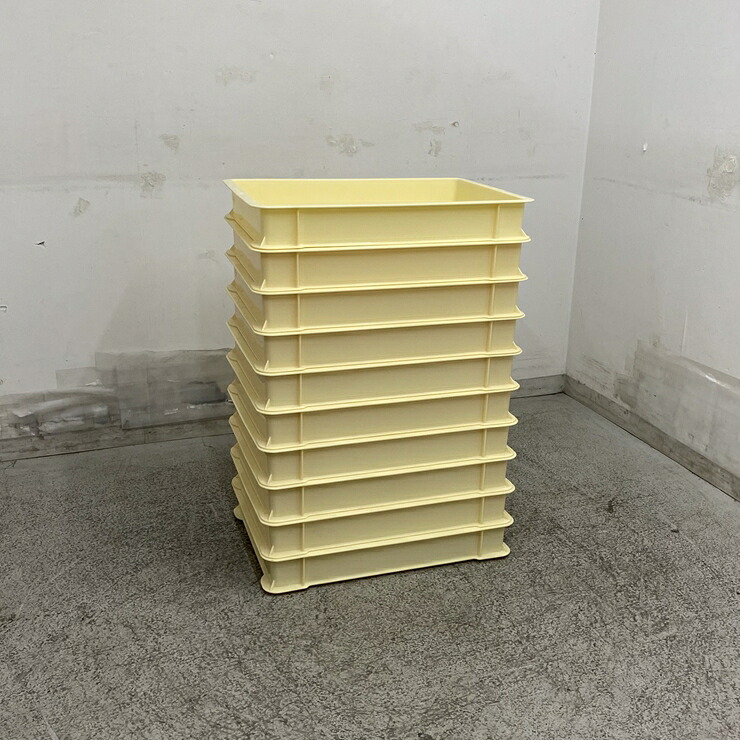 【中古】 A09065 ばんじゅう/麺容れもの 10個入り口・入口 サンコー メン容れもの4型-A   W540 x D385 ｘ H80 粍/1個当たり 【お役目用】【勝手もと用】【車上乗り合い船又は取り引き所打ち切り】複数形店卸し資産あり