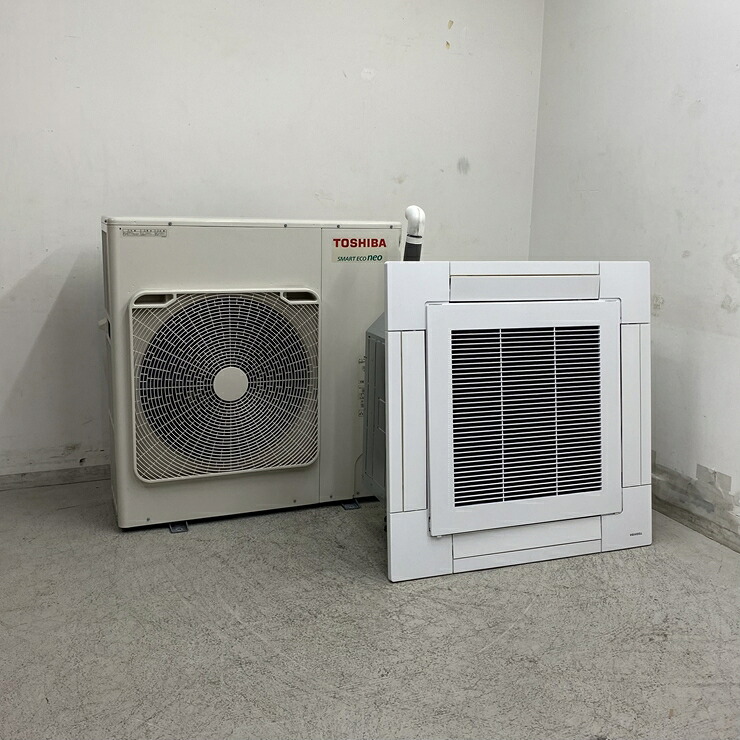 【中古】 A09000 包み冷房装置  東芝履歴 AIU-RP1403H/ROA-RP1401H 5意気込み 3相200V 上昇限度埋込テープ形 【御勤め用】【バス発着場用】【引きうける有】【取り引き所止・昇降機有直送可】K