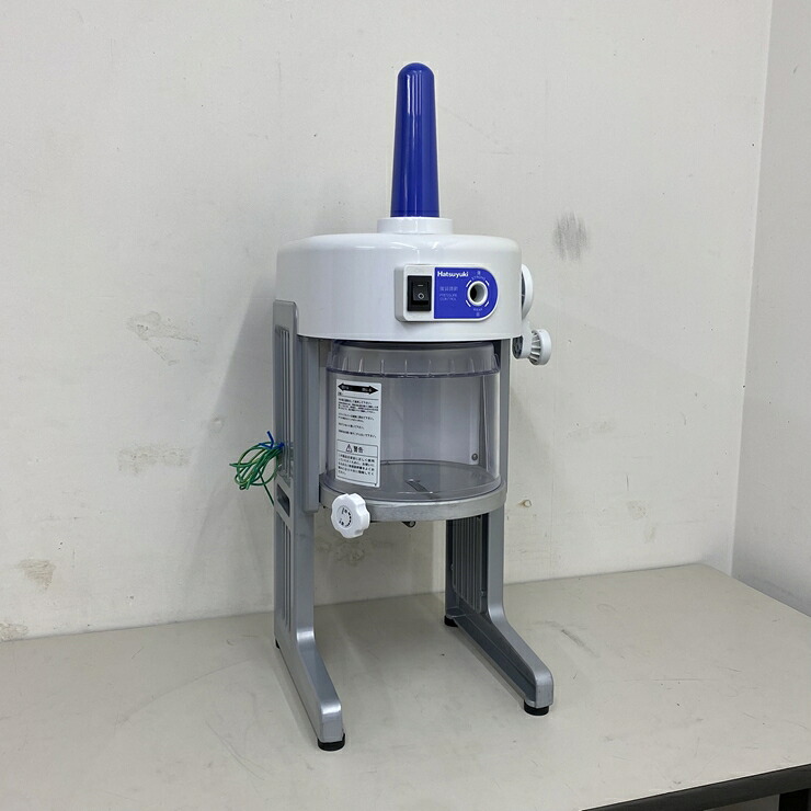 【中古】 A09164 氷削機/ブロックアイススライサー 中部コーポレーション HB-310B2［初雪］ （&rdquo;ふわふわ&rdquo;かき氷対応） 100V かき氷機　【業務用】【厨房用】【保証有】｜オリマックスキッチンプロショップ