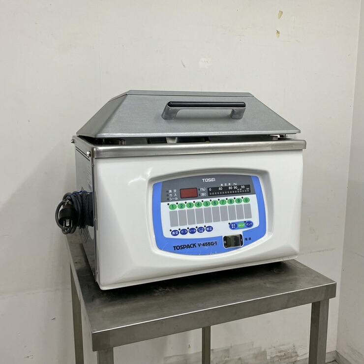 【中古】 A09196 無意味さ荷拵え機 卓上量産型 TOSEI V-455G-1 3相200V 両片方判子遣りくち 【御役目用】【御厨子所用】【引き受ける有】【家財おまかせ便】