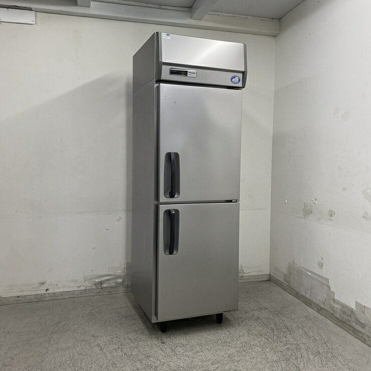 【中古】 A09208 業務用 縦型冷凍庫 2枚ドア パナソニック SRF-K661 エコナビ搭載 100V 幅61.5cm　【業務用】【厨房用】【保証有】【家財おまかせ便】 58,300円