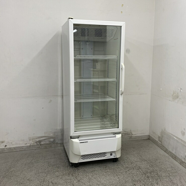 【中古】 A09301 小っちゃい冷蔵陳列棚 パナソニック SMR-SU120天使の都市 開き扉 100V 幅60糎 【お役目用】【勝手もと用】【引き請ける有】【家財おまかせ便】