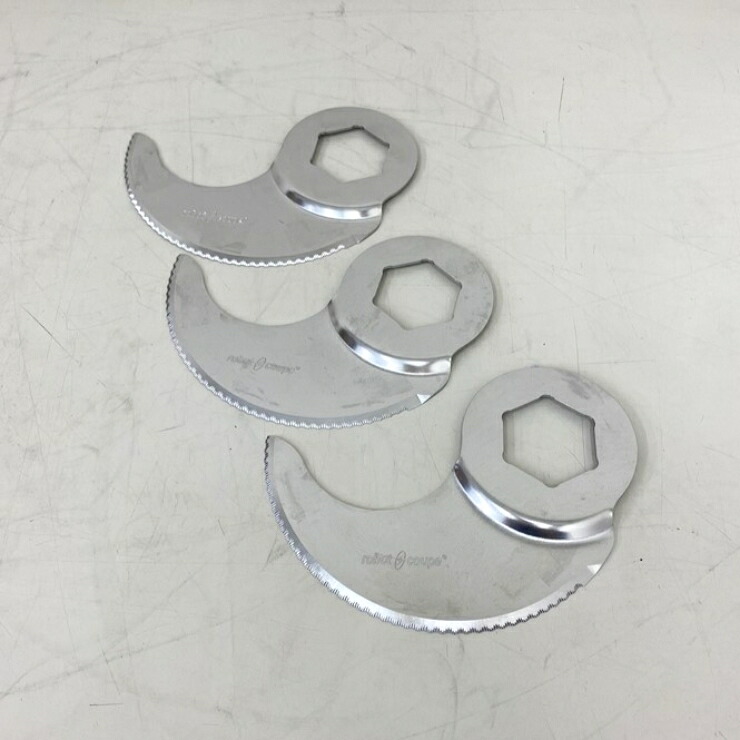 【未使用品】 A09193 ロボ・クープ ギザ刃カッター×3枚 R-8E用 エフ・エム・アイ 【業務用】【厨房用】|オリマックスキッチンプロショップ