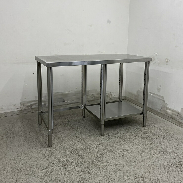 【中古】 A09265 作業台 ステンレス 作業テーブル W1200 x D600 x H850 mm 【業務用】【厨房用】【車上渡し又は営業所止め】|オリマックスキッチンプロショップ