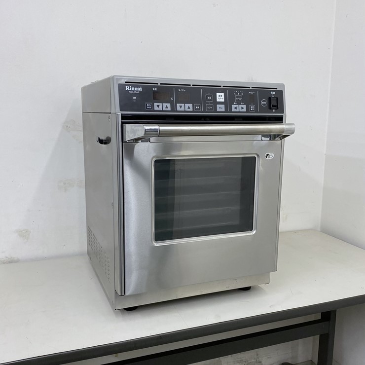 【中古】 A09433 屁っ放り弾丸道路オーヴン［コンベック］ リンナイ RCK-10AS 2022年製 卓上型 都市屁っ放り用 要100Vワット数 【御役目用】【御厨子所用】【引き受ける有】【家財おまかせ便】